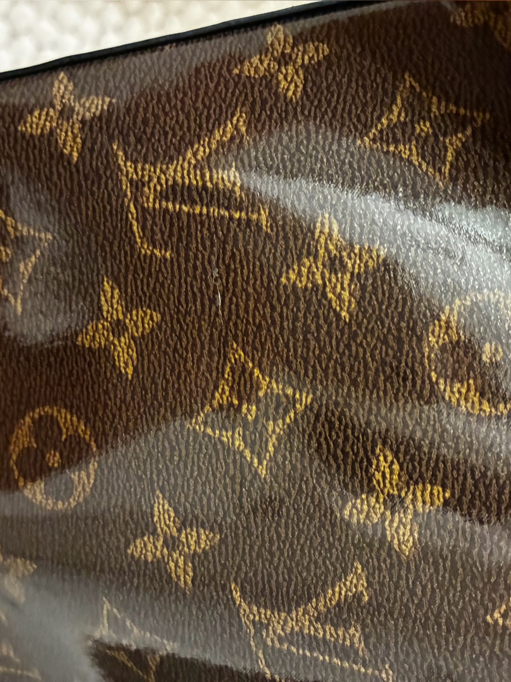 LOUIS VUITTON MONOGRAM GLAZE COSMOS POCHETTE - Picture 12 of 12